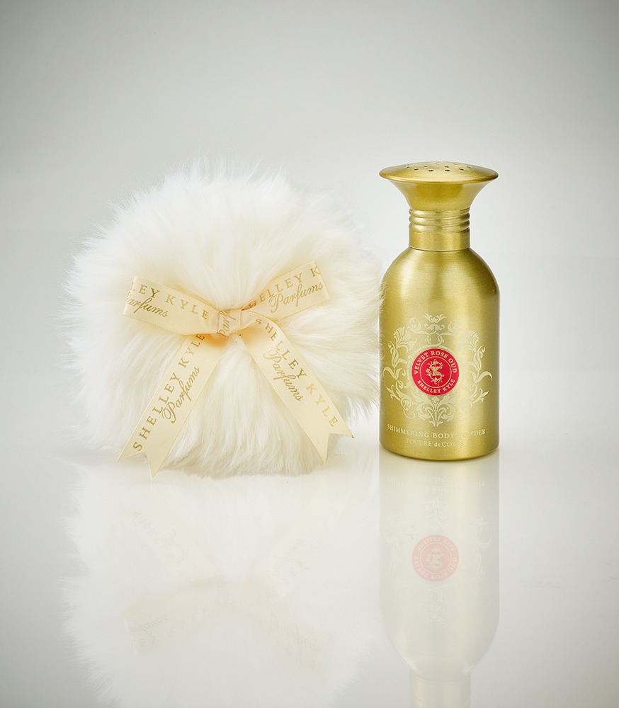 Shelley Kyle Velvet Rose Oud Shimmer Powder Talc Free Gift Box Set 100G/4oz